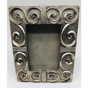 Vintage 1995 TERRAGRAFIC Gold Frame Free Standing ~~Fits 3x5 Photo~~ Design A3